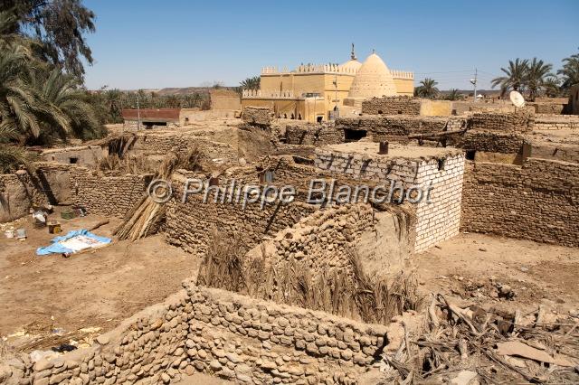egypte desert libyque 15.JPG - Vue générale du centre historique de BahareyaDésert libyque, Egypte